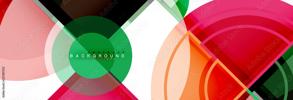 Vector fantastic circle modern geometric background template Vector fantastic circle modern geometric background template