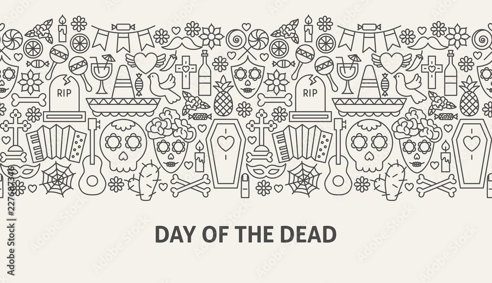 Day of the Dead Banner Concept