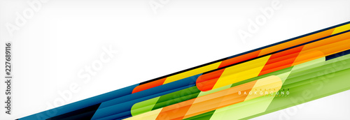 Abstract colorful lines, modern geometric background design