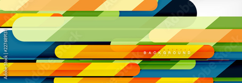 Abstract colorful lines, modern geometric background design