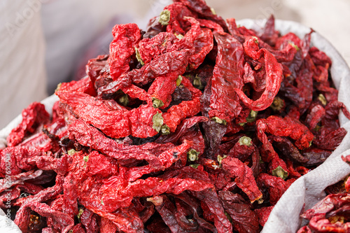 Dried red pepper II (Kashgar, Xinjiang, China) photo