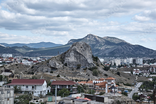 Russia. Crimea. City Sudak. Sugar Head Rock