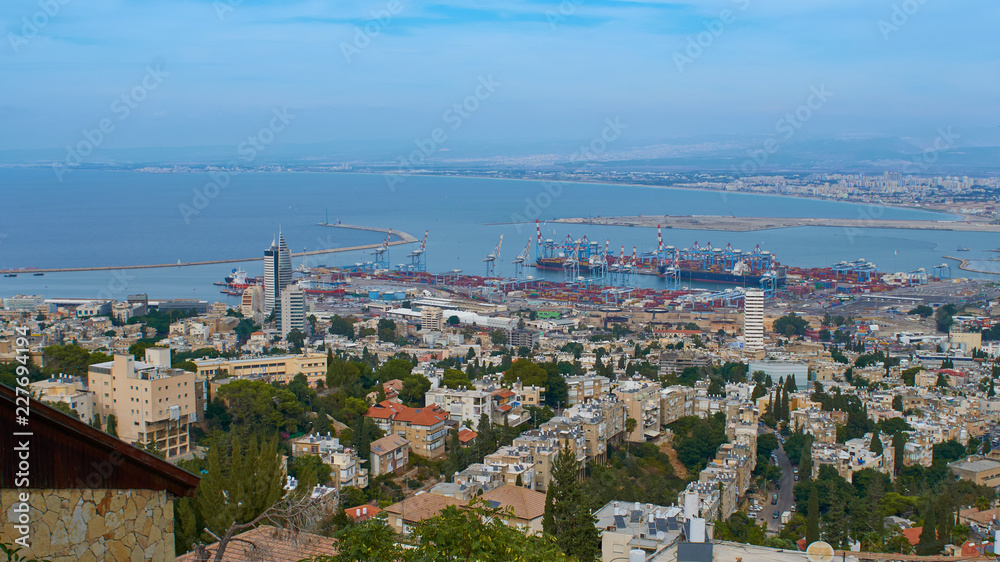 Panorama of Haifa sity