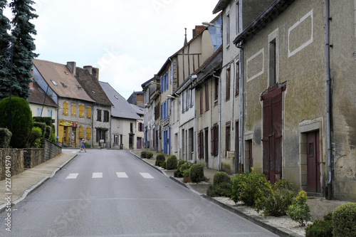 Street view in the city Magnac-Bourg. Magnac-Bourg is a commune in the Nouvelle-Aquitaine region in west-central France © kateafter