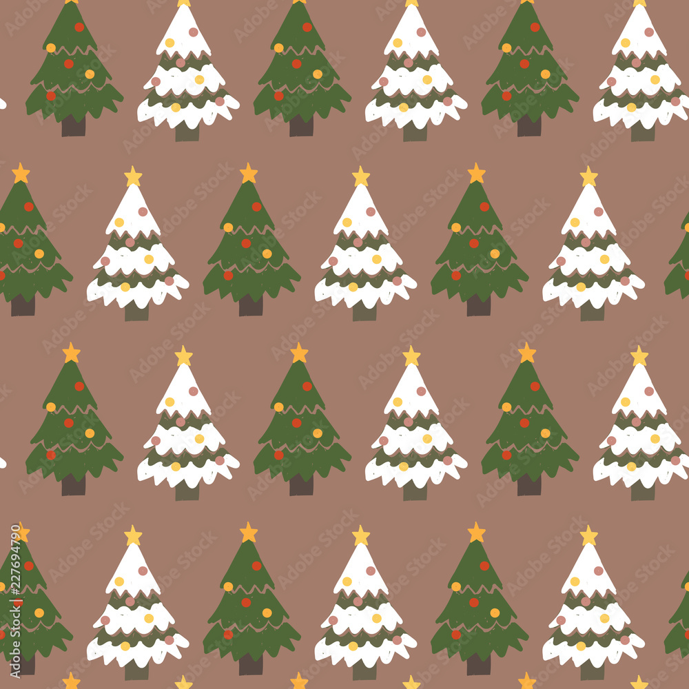 Vector Seamless Pattern for Christmas