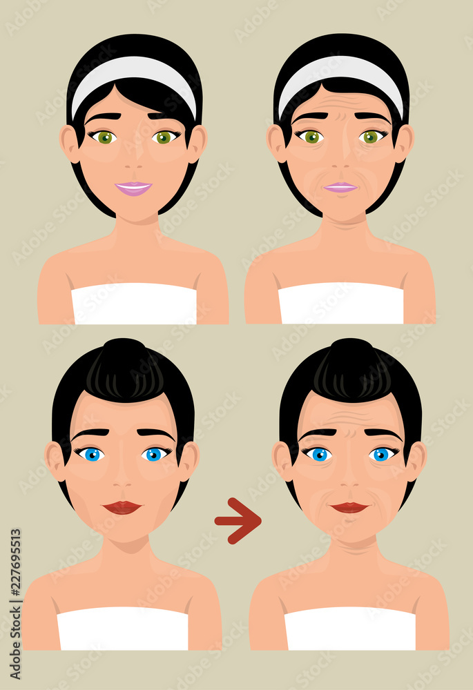 woman before and after skin treatment woman before and after skin treatment