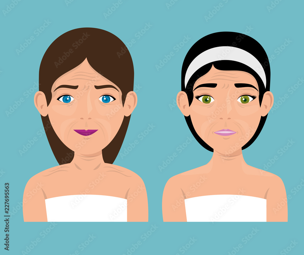 woman before and after skin treatment woman before and after skin treatment