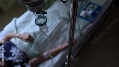 Intravenous infusion of medication to a patient