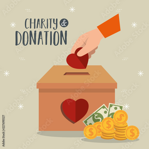 hands with hearts charity donation
