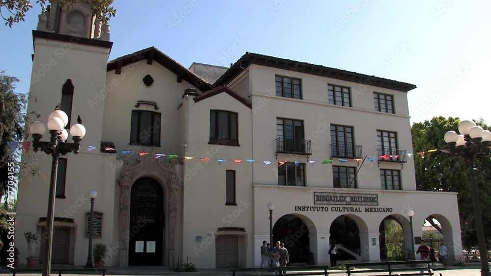 Biscailuz Building, Instituto Cultural Mexicano, near Pueblo in