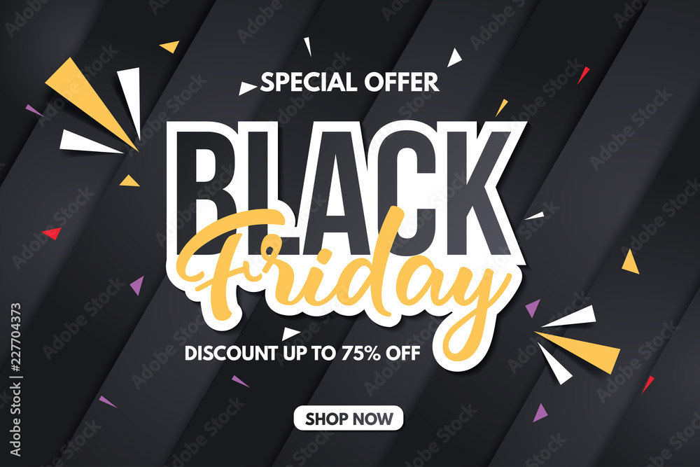 Black friday sale banner. Sale banner template design. Abstract banner. Vector illustration Black friday sale banner. Sale banner template design. Abstract banner. Vector illustration