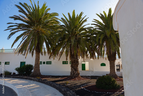 morning views of the Canarian city Taguise