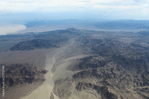 Aerial Desert Landscape