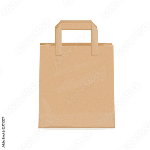 Kraft paper bag for groceries