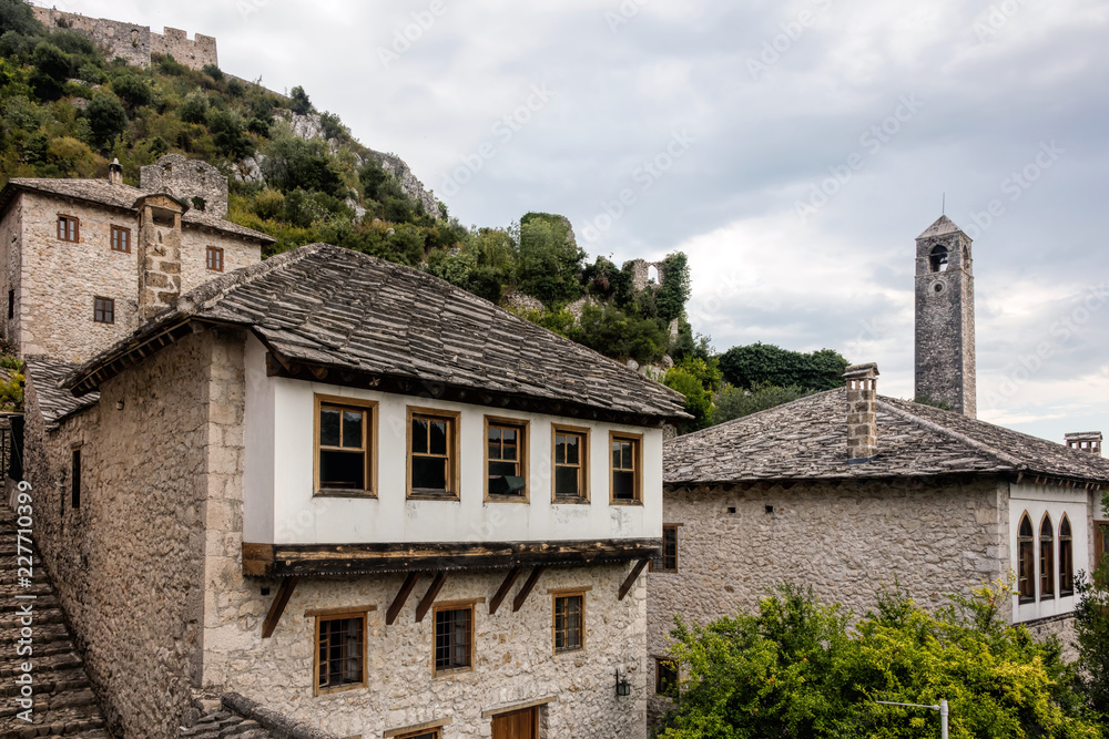 16th century houses in the medieval village of Pocitelj in Bosnia and Herzegovina