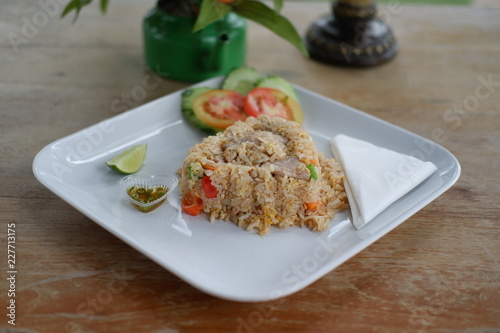 Fried rice with pork