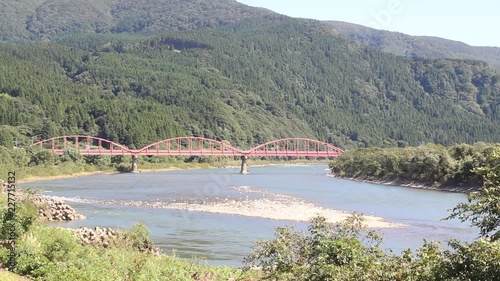 最上川と清川橋 photo