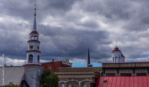 Photography Frederick Maryland church tower from colonial times