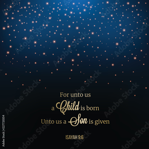 glitter star or snow drop night scene, Christmas theme for use as wallpaper or backdrop