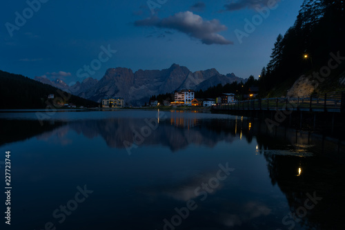 Evening on Lake Misurina