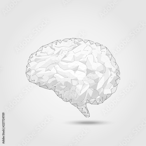 AI brain concept