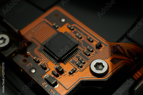 Wallpaper Mural Flex Printed Circuit Board with SMD & IC mounted part on board Torontodigital.ca