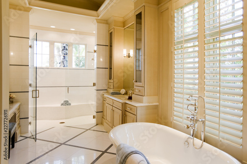 interior of modern bathroom
