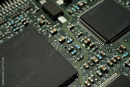 Printed Circuit Board with SMD & IC mounted part on board