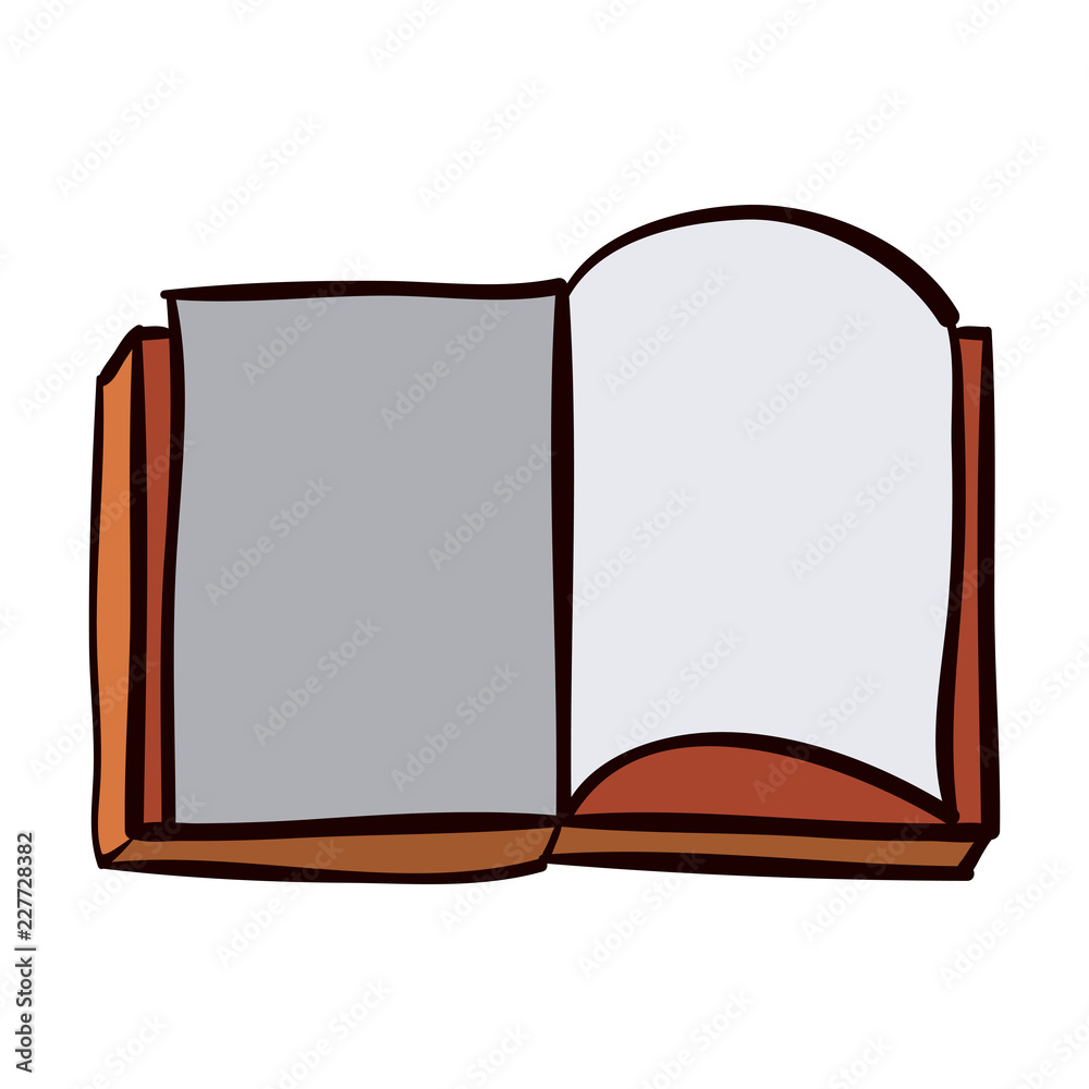 Isolated book object design Isolated book object design