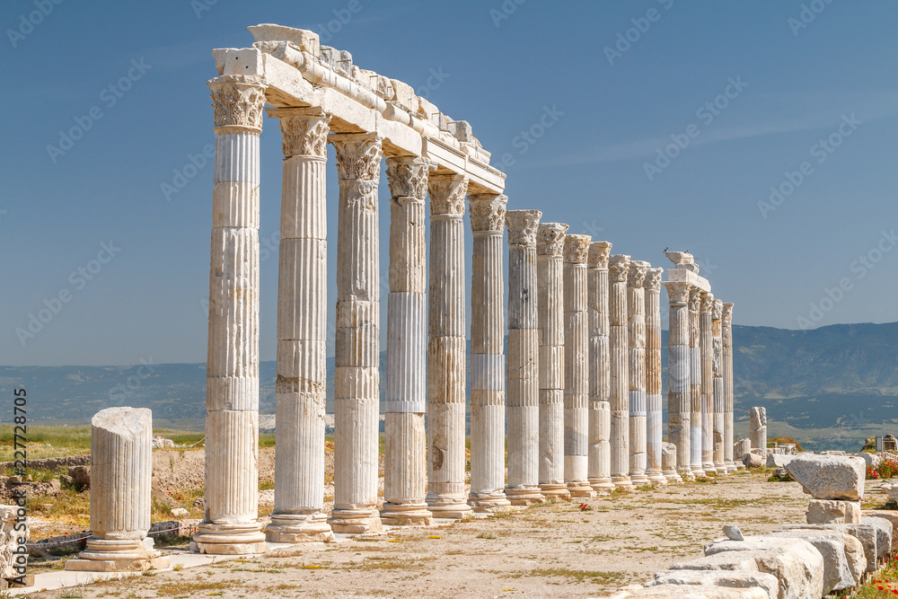 Ruins of the ancient town Laodicea on the Lycus, Turkey Ruins of the ancient town Laodicea on the Lycus, Turkey