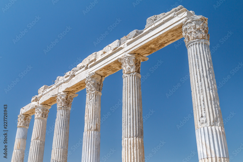 Ruins of the ancient town Laodicea on the Lycus, Turkey