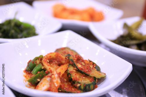 Kimchi salad,korean food traditional