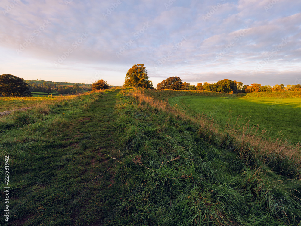 Obraz premium Early Autumn countryside morning,Northern Ireland