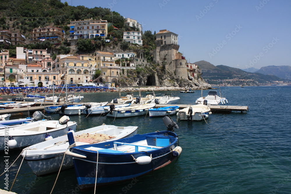 Amalfi Coast in Kampania in Italy 
