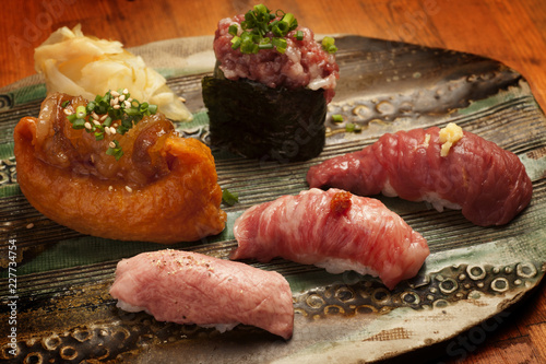 和牛の鮨