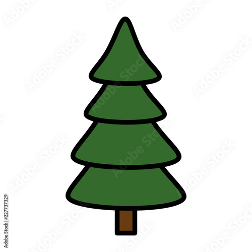 merry christmas tree icon