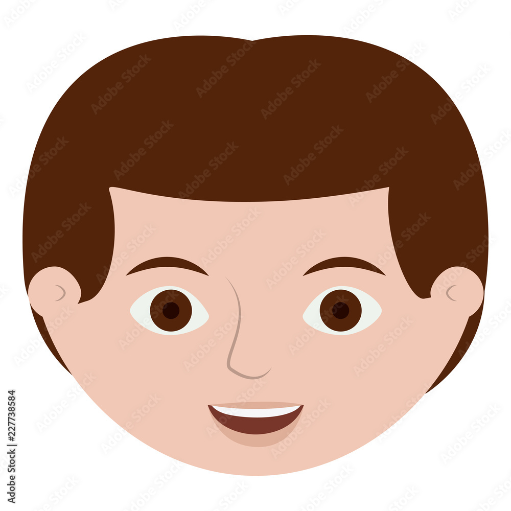 Isolated boy cartoon design Isolated boy cartoon design