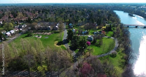 Aerial of Princeton, New Jersey photo