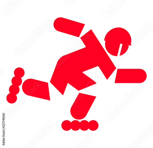 Roller in motion