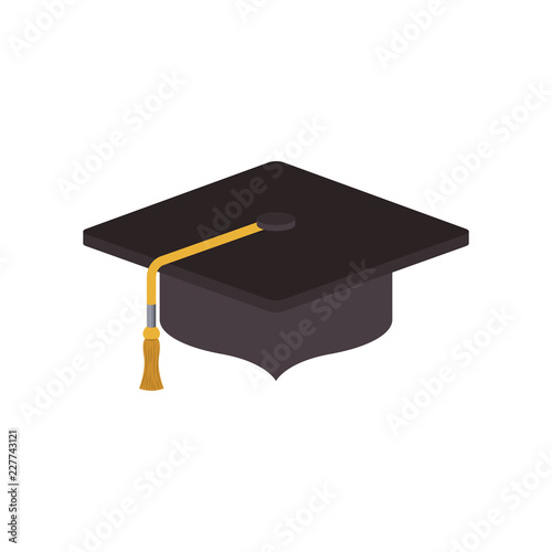 Isolated graduation cap design