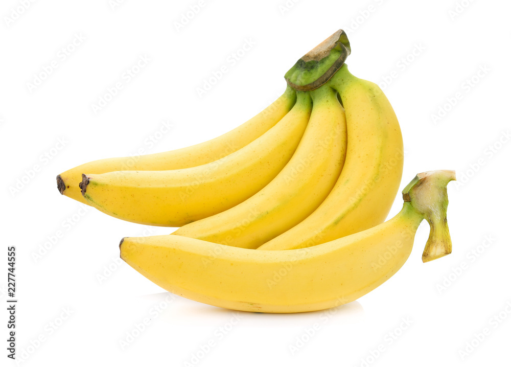 bananas isolated on white background