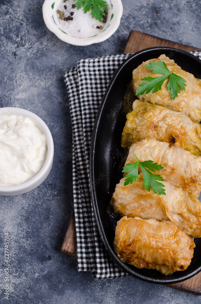 Fried stuffed cabbage Fried stuffed cabbage