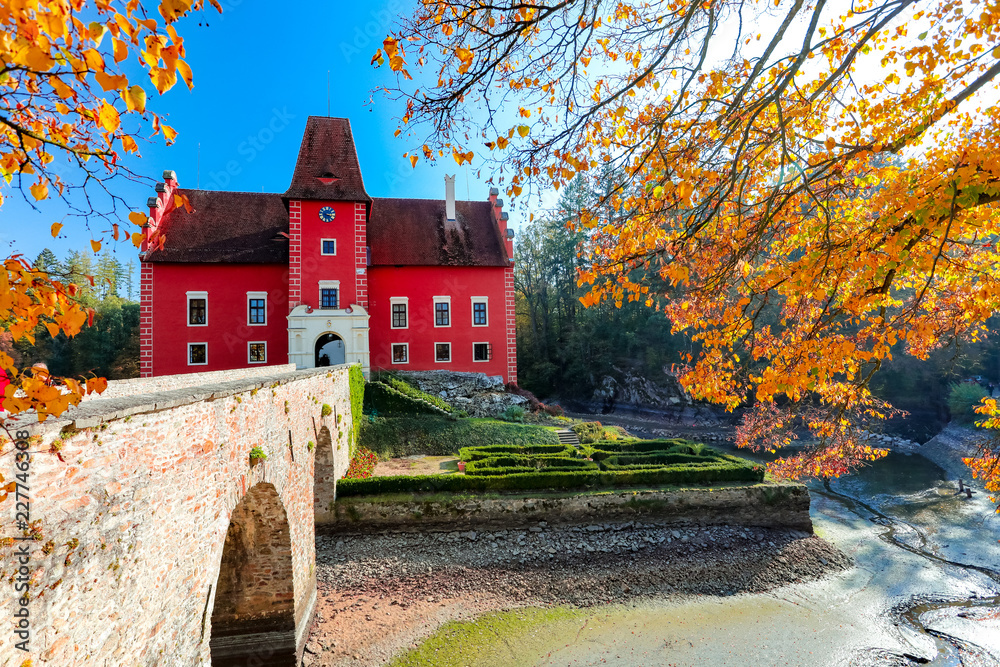 Cervena Lhota Castle in Czech Republic