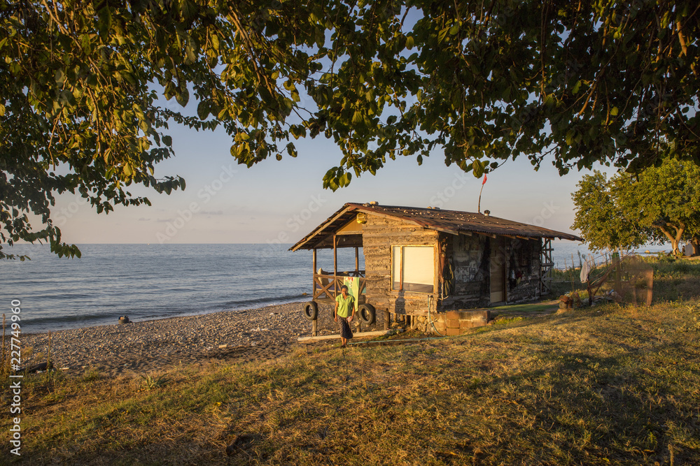 fishing hut by the sea fishing hut by the sea