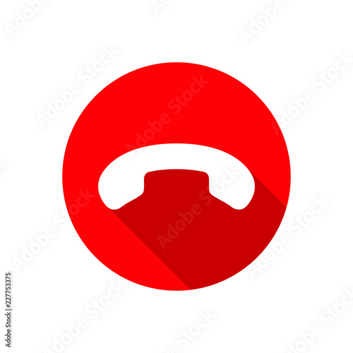 Vector illustration of minimalistic simple cell phone icon in flat style