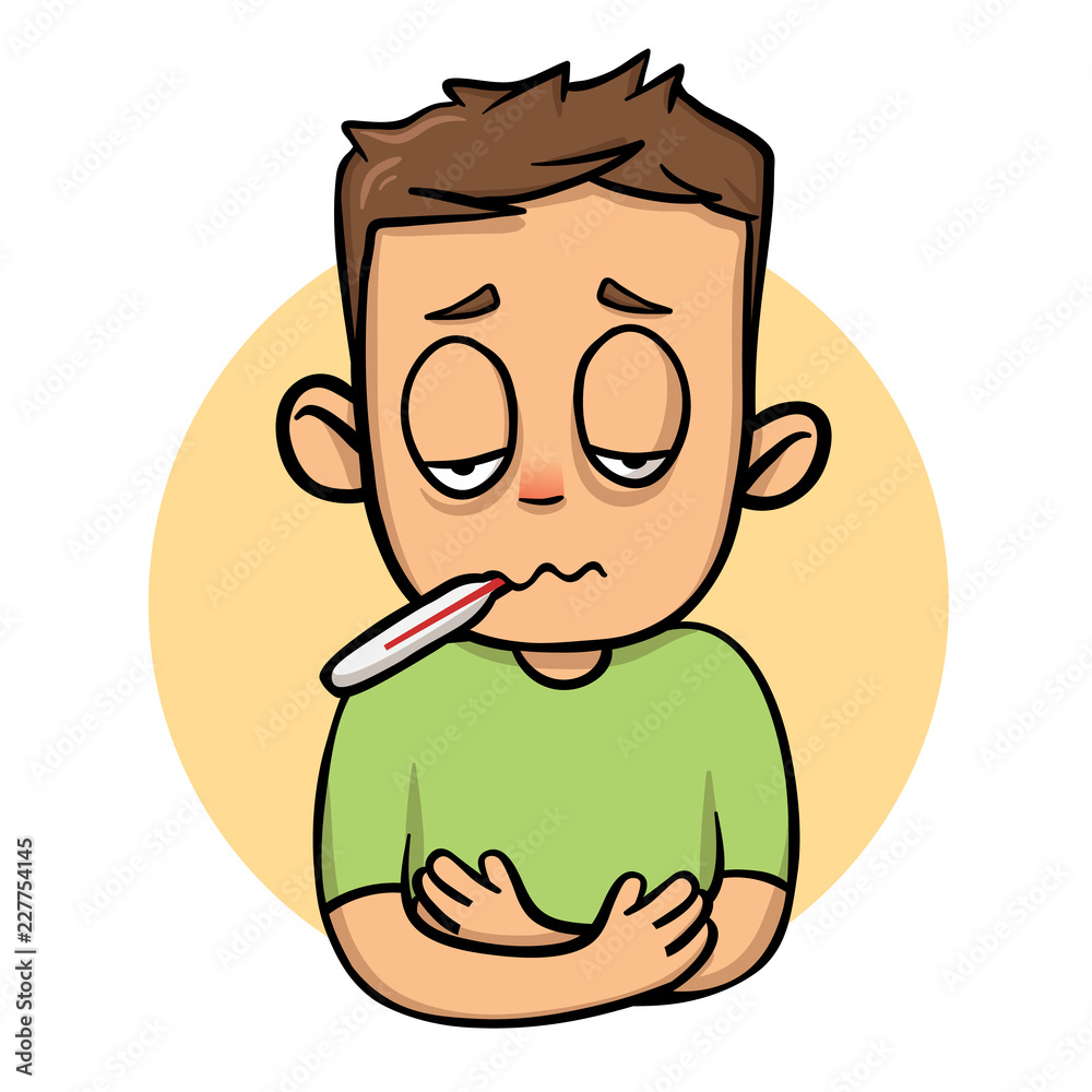 Sick Thermometer Clip Art