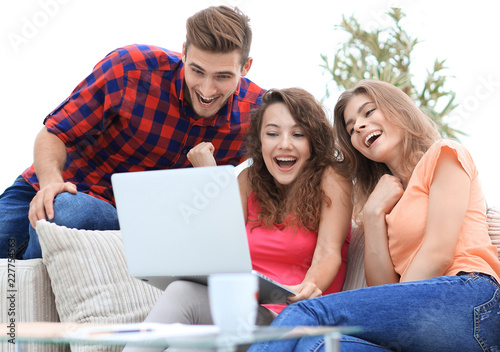 students people browsing through your favorite video on the laptop