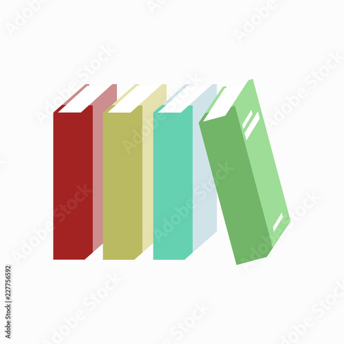 Books, vector illustration, knowledge, educational books, EPS 10.