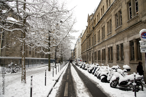 Paris sous la neige 2018