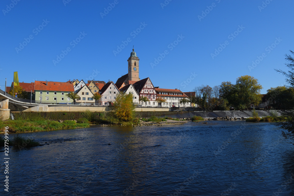 Nürtingen,Baden-Württemberg,Deutschland: Stadtansicht - Nürtingen